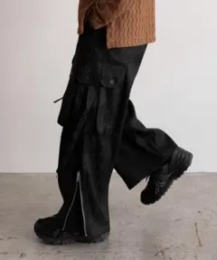 【希少】Casper John パラシュートカーゴパンツ 中華柄