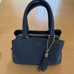 ハンドバッグ　ネイビー