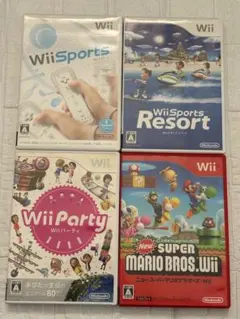 ⭐️24時間以内発送⭐️ Wiiソフトまとめ売り　4本セット　スポーツ　パーティ