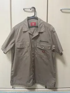 Dickies 半袖ワークシャツ ベージュ Mサイズのサムネイル