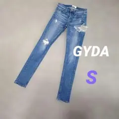 GYDA SIDE RIPPED スキニーデニムパンツ　Sサイズのサムネイル