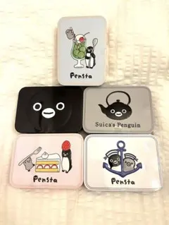 【新品】Suicaのペンギン　ミニ缶　5缶セット