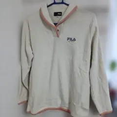FILA トレーナー　 Lサイズ クリーム　裏起毛