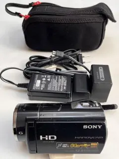 ジャンク品】SONY HDR-CX590V ビデオカメラ ボルドー ブラウン - メルカリ