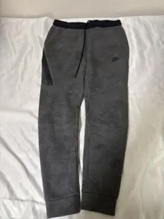 【廃盤】Nike ジョガーパンツ グレー Sサイズ 総柄 テックフリース パンツ
