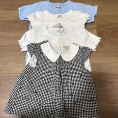 キッズ服 半袖シャツ4点セット 100センチ