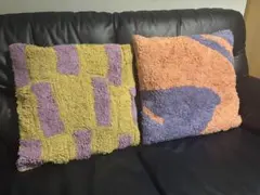 フランフラン　クッションカバー　クッション付き