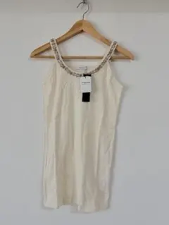 ビーズタンクトップ　JEANASIS 新品