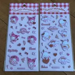 【正規品】サンリオ　マシュマロシール　ぷむくりシール　2種