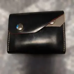 黒レザー．カード・コインケース