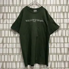 古着 GILDAN ★ 半袖Tシャツ グリーン 英字 海外Tシャツ