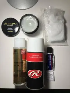 野球用品 メンテナンス用品 大量 グラブオイル すべりどめスプレー P革