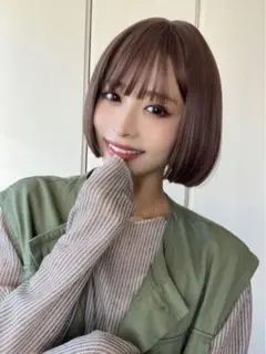 【試着のみ】Desire Wig デザイアウィッグ 新ミニボブ モーヴピンク