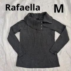 美品✨Rafaella ダークグレー セーター M ストレッチ生地 冬