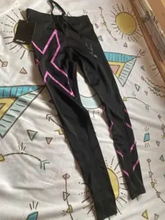 2XU コンプレッションタイツ ブラック ピンク Lサイズ