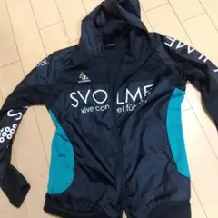 SVOLME フード付きジャケット XL 黒/青