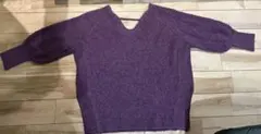 kastaneの「メランジVあきニットプルオーバー」