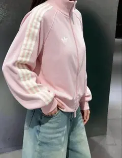 新品M⭐️adidas 水玉 海外限定 スリムロングスリーブ Tシャツ Ramu