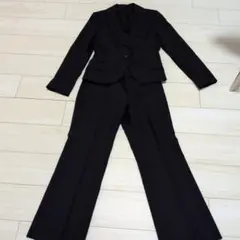 ダークネイビー パンツスーツ 上下セット