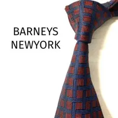 バーニーズニューヨーク BARNEYS NEWYORK ネクタイ 無地 高級 赤