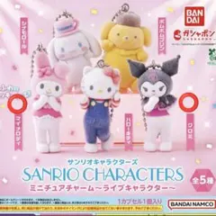 サンリオキャラクターズ ミニチュアチャーム 〜ライブキャラクター〜 メロクロ