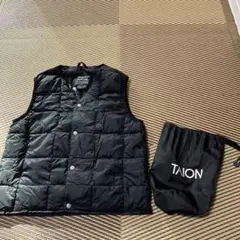 TAION ブラックダウンベスト 120 収納袋付き