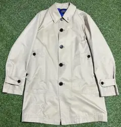 メンズ チェスターコート ブルー