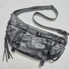 Samantha kingz y2k shoulder bag グレー ブラック - メルカリ