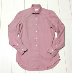 再値下げ【極美品】ERRICO FORMICOLA ギンガムチェック シャツのサムネイル