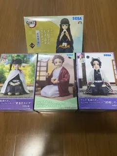 t*ん様 鬼滅の刃 ちょこのせプレミアムフィギュア4点セット
