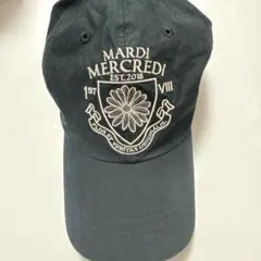 Mardi Mercredi キャップ ブラック
