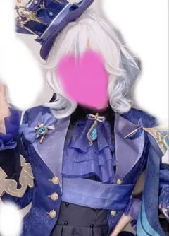 音*嗚様 限定値下げ 原神 コスプレ ウィッグ セット済み フリーナ 白