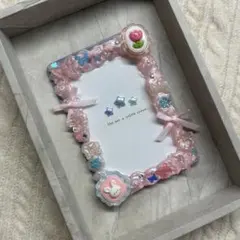 【GW増産中✧*】硬質ケース トレカケース B8 ホイップデコ ピンク 1点もの