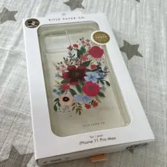 iPhone 11 Pro Max 用ケース　フラワー柄 花柄 花 お花