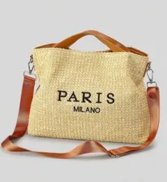 PARIS MILANO ロゴ ショルダーバッグ　トートバッグ