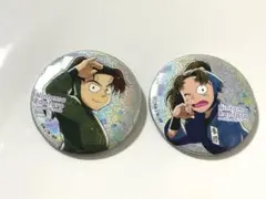 忍たま乱太郎　梅雨の日　ホログラム缶バッジ　山田利吉　小松田秀作