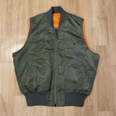 【希少】 90s ALPHA MA-1ベスト FV-2 USA製 オリーブ XL 希少】 90s ALPHA MA-1ベスト FV-2 USA製 オリーブ XL - メルカリ