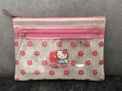 ハローキティ メッシュポーチ ハイビスカス 1998年製
