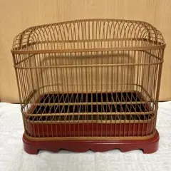 手作り鳥かご⭐︎底朱色のサムネイル