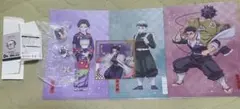 鬼滅の刃アニプレックスくじ　D賞+クリアファイルセット3枚+クリア色紙　合計5点