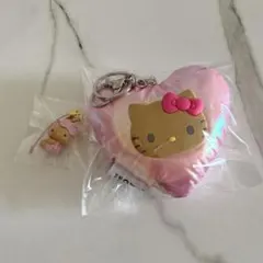 ハローキティ キティ　キーホルダー　ストラップ　日焼け　2点セット