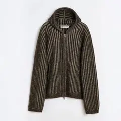 【新品】 OUR LEGACY LEVEL HOOD クロップドニットフーディのサムネイル