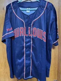 SWALLOWS ユニフォーム ネイビー 10周年バッジ付き
