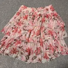 シルク100% BLUGIRL ブルーガールブルマリン スカート