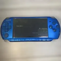 PSP3000 青 ブルー 動作確認済 バッテリーなし 本体