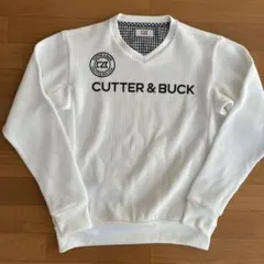 【美品】Cutter & Buck メンズセーター M ホワイト