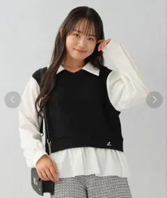レイヤードブラウス
