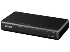 BUFFALO Giga Switch 8ポート ブラック