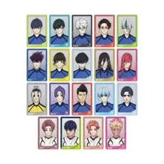 ブルーロック トレーディングプラスチックカード 全19種 コンプリートセット