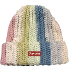 美品】 Supreme Block Knit Beanie 
